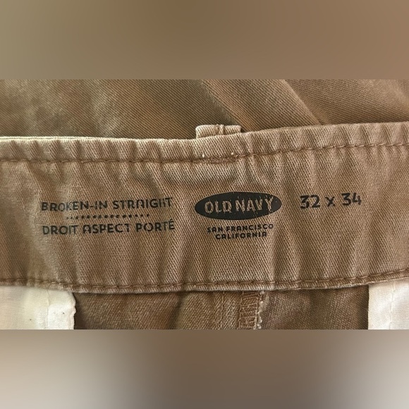 Old Navy Men’s Broken-in Straight Pants - Picture 3 of 5